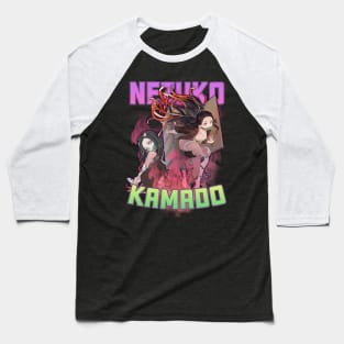 Bootleg Demon Slayer Nezuko Kamado Baseball T-Shirt